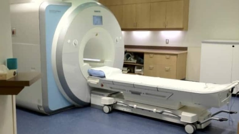 An MRI machine in a doctor's office