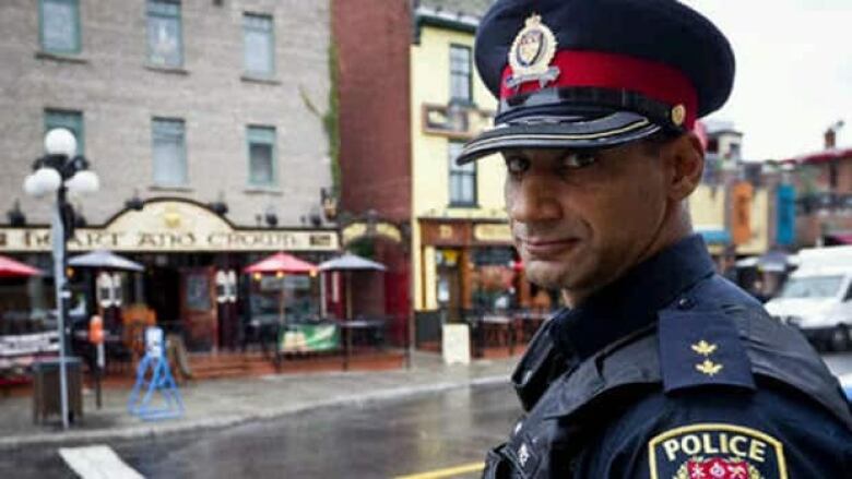 An Ottawa police officer.