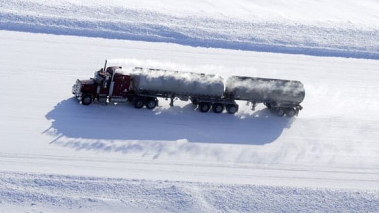 Set on the fragile ice roads of the Northwest Territories.