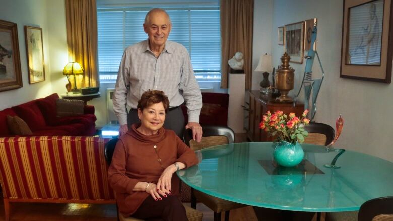 Victims of Bernie Madoff's massive Ponzi scheme included Second World War veteran Morton Chalek, 91, standing, and his friend Fran Reiss, 79, a retired educator. They are among a legion of former investors still struggling to move on after seeing their life savings go up in flames. 