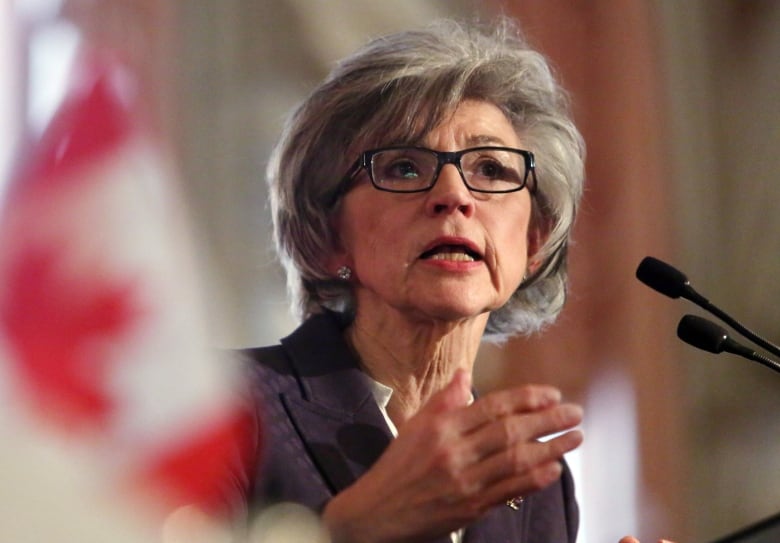 Beverley McLachlin, Chief Justice of the Supreme Court of Canada.