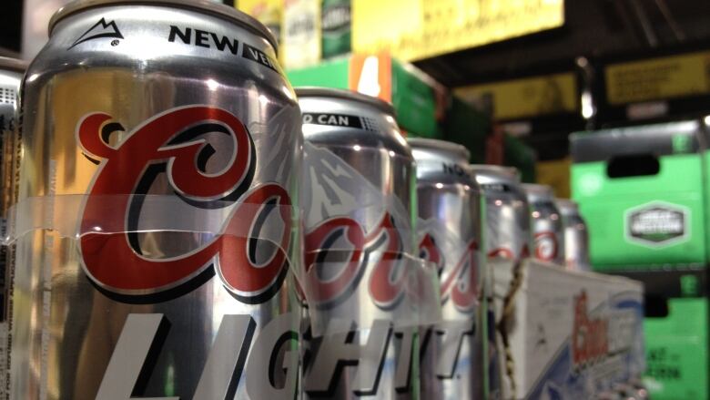 Coors light cans