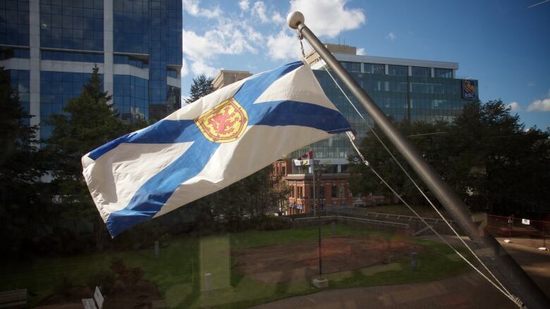 A Nova Scotia flag