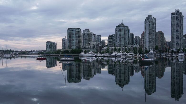 False Creek is pictured on a cloudy day. 