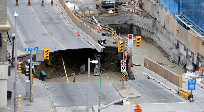 A sinkhole