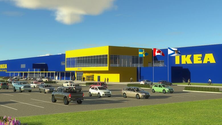 Ikea's Dartmouth Crossing location, set to open next year, will be the company's more sustainable building in Canada.