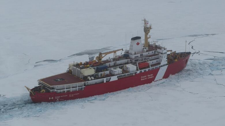 Shot of the CCGS Louis S. St-Laurent