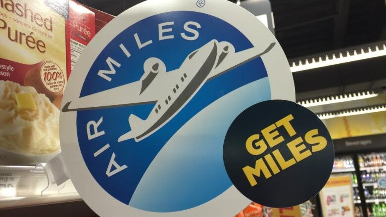 An Air Miles loyalty program logo is shown