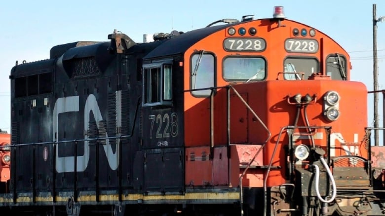 A CN rail car 