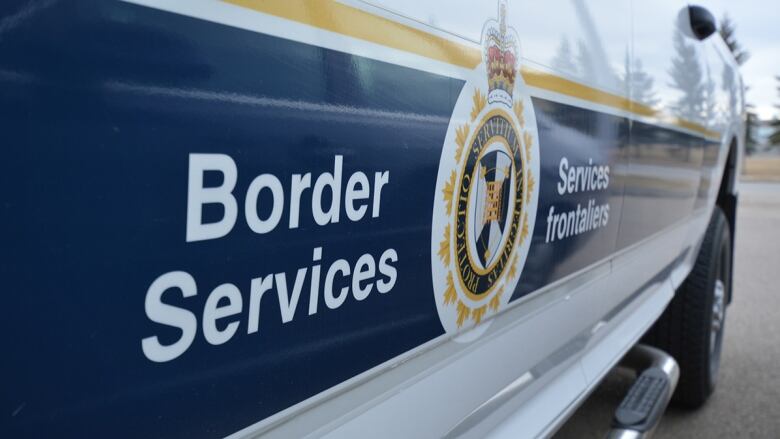 A Canada Border Services Agency vehicle.