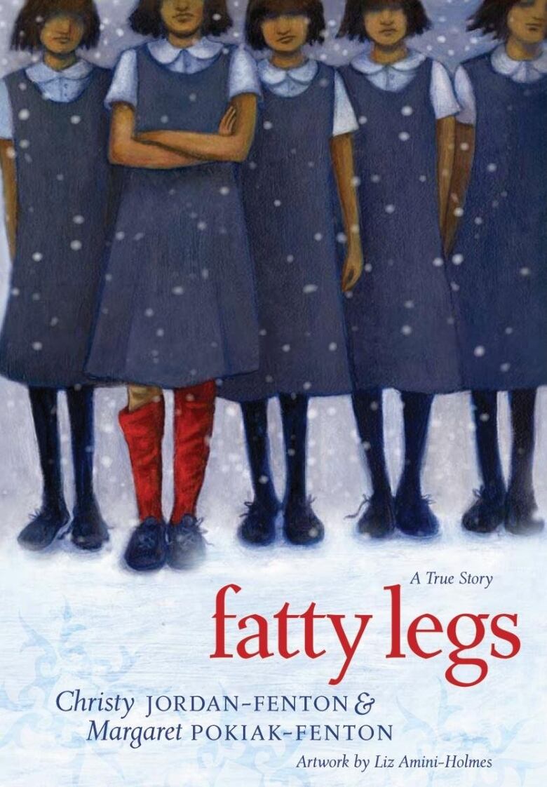 A book cover of fatty legs.