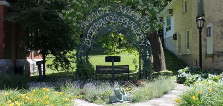 The Alice Munro Literary garden opened in 