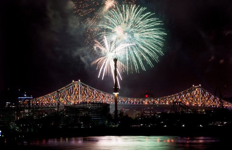 Illuminated Jacques-Cartier Bridge