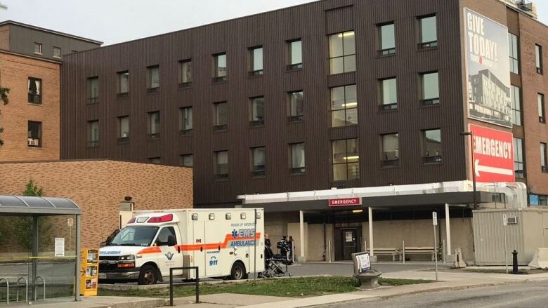 WRP told CBC News they received a call that an ambulance had been taken from Cambridge Memorial Hospital before midnight Saturday night.