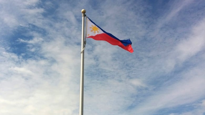 A flag of the Philippines