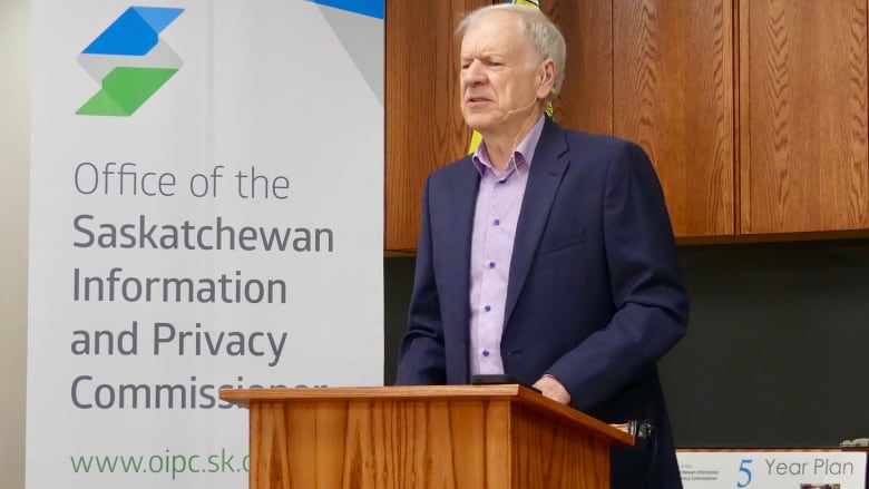 A report from Saskatchewan's Information and Privacy Commissioner Ron Kruzeniski says the province suspects a former employee was involved in an 