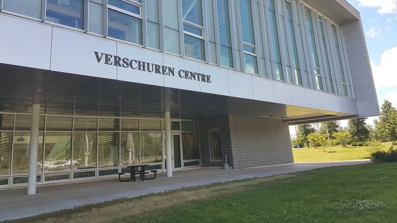 Building with a sign saying Verschuren Centre.