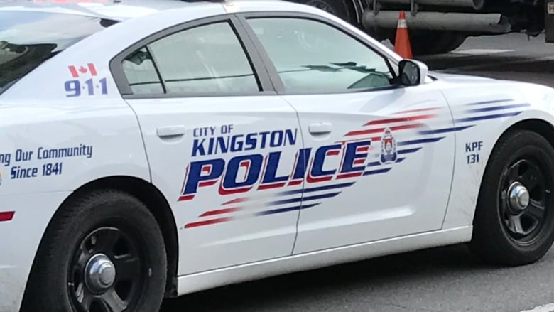 A Kingston Police cruiser.