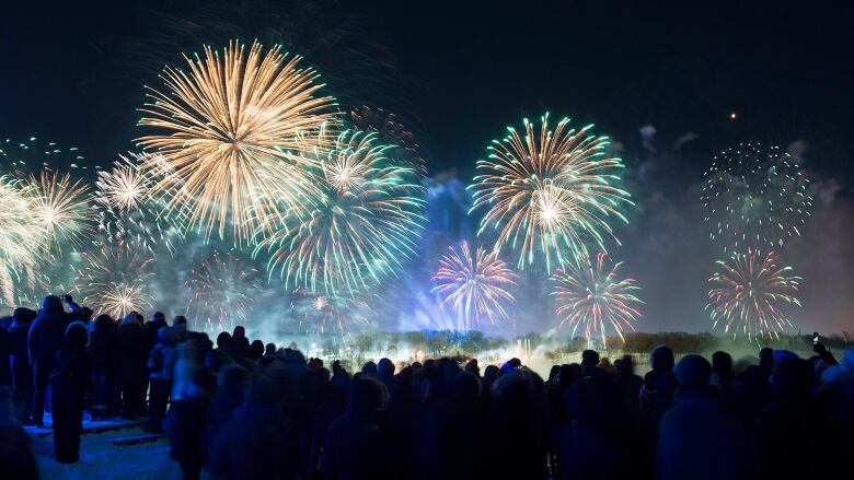 fireworks in Montreal