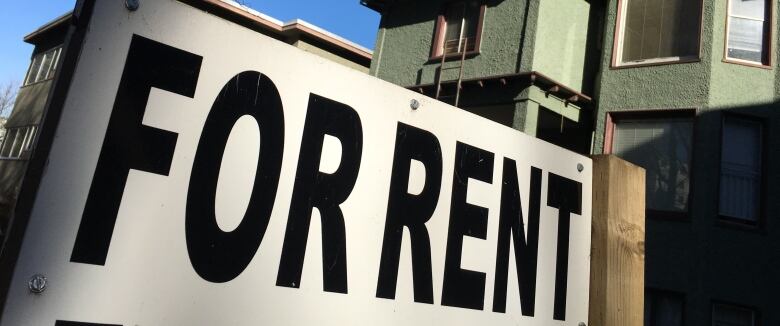 Rental sign.