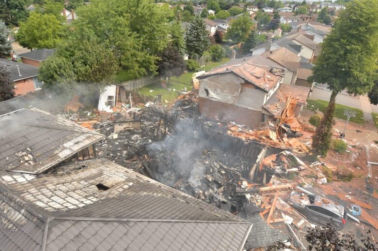 exploded house