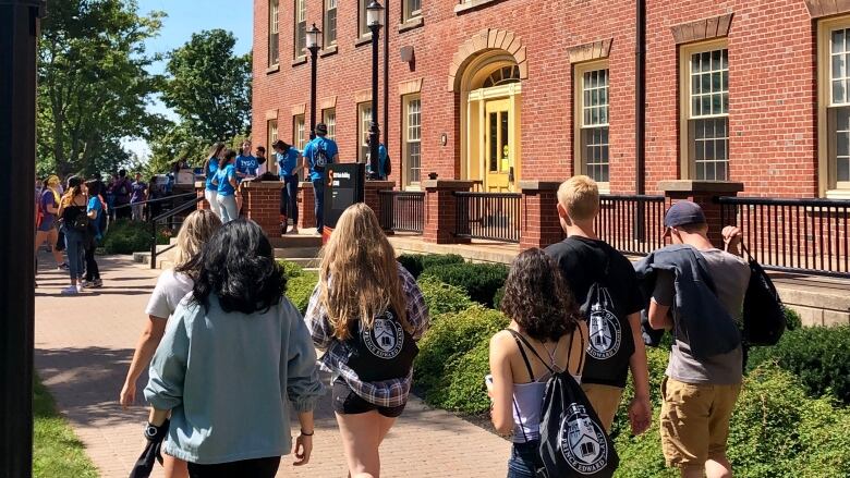 New students explore the campus as part of tours so that they can learn more about their new campus home.