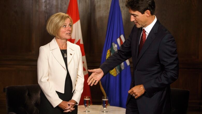 Wednesday marked the first time Prime Minister Justin Trudeau and Alberta Premier Rachel Notley met since a ruling halted work on the Trans Mountain pipeline expansion last week. 