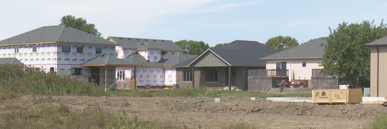 Homes being built in Belle River, Ont.