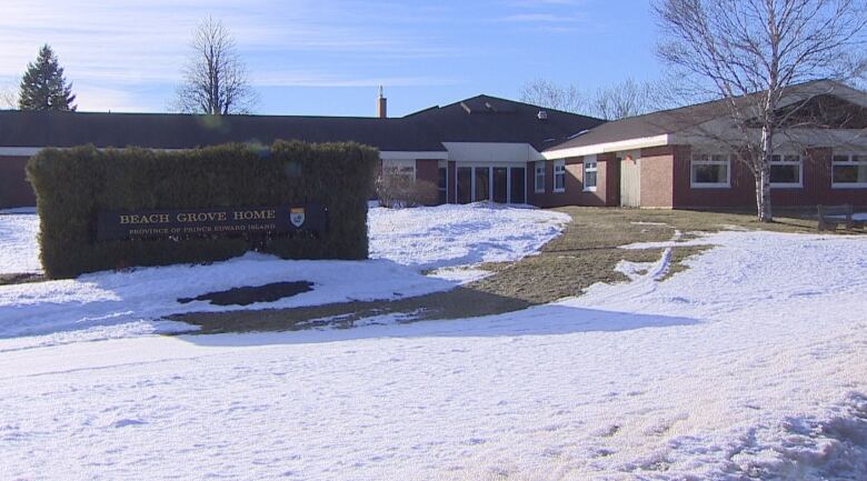 The exterior of a long-term care facility. 