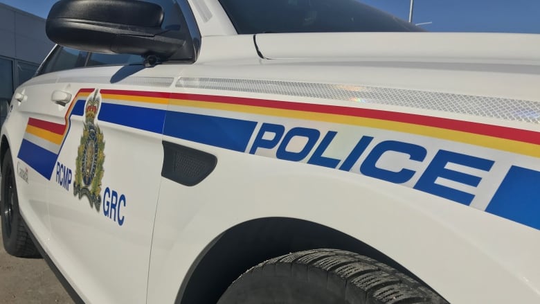 The side of a RCMP police car