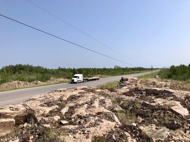 truck on highway