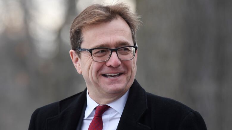 Jonathan Wilkinson arrives for the cabinet swearing-in ceremony in Ottawa on Wednesday, Nov. 20, 2019.