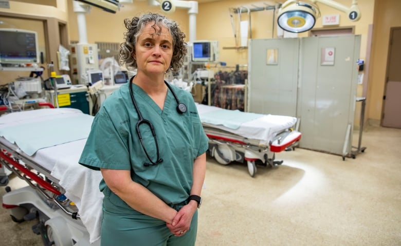 Dr. Carolyn Snider is pictured in a hospital setting.