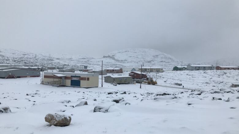 A small Arctic town