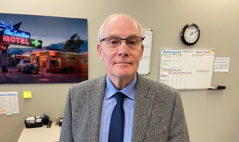 Man standing in office