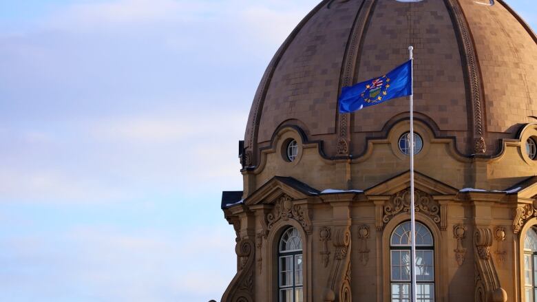 the dome of the Alberta legislature