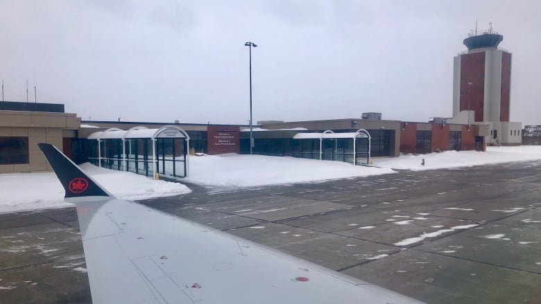 Airplane at Charlottetown Airport.