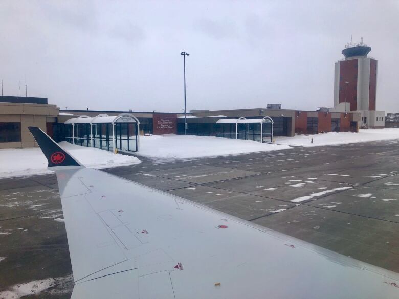 Airplane at Charlottetown Airport.