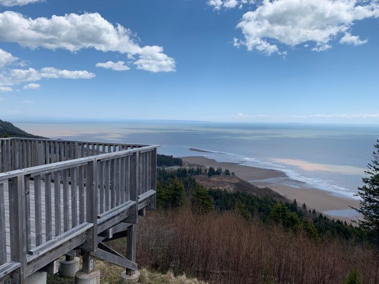 A lookout over the Bay of Fundy