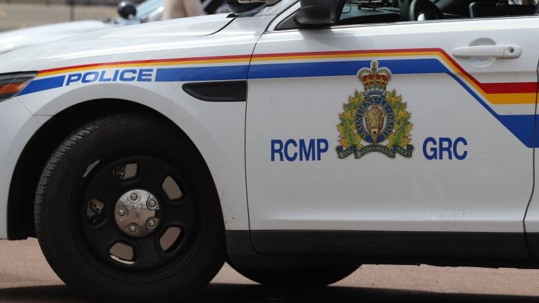 The front half of an RCMP cruiser