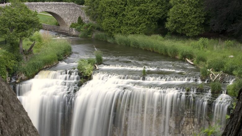 Waterfalls.