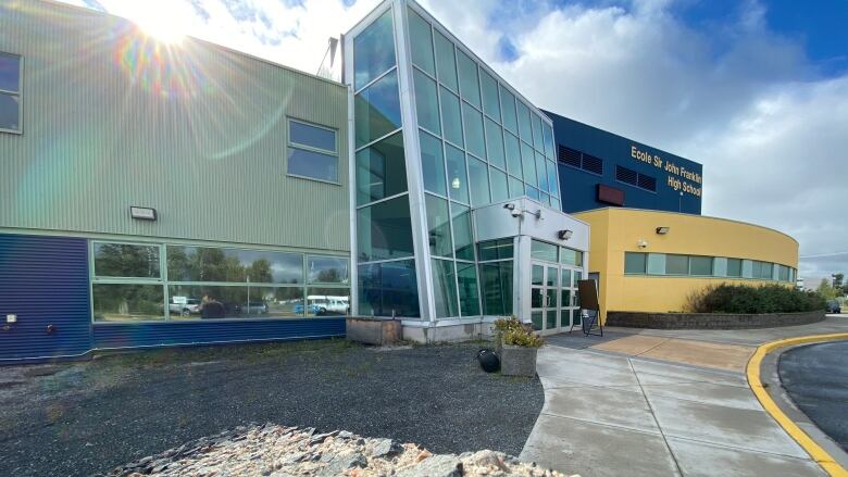 Sir John Franklin High School in Yellowknife, photographed on August 28, 2020.