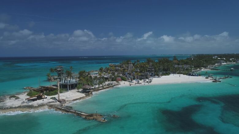 Peter Nygard's home at Nygard Cay, the Bahamas. 