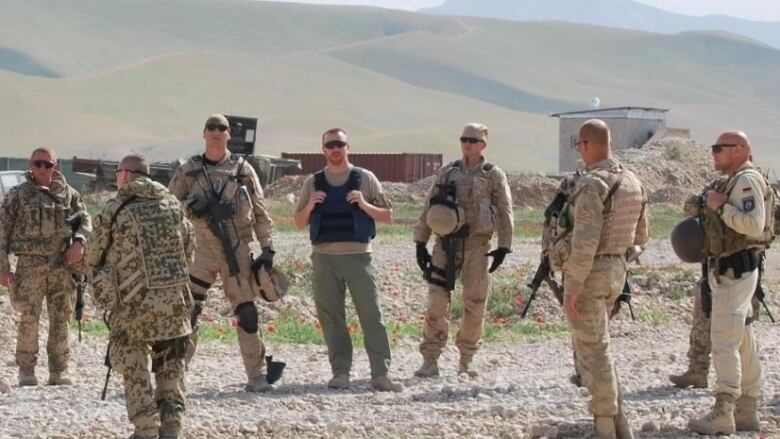 Military men in Afghanistan