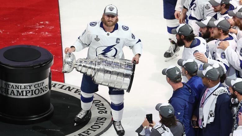 Lightning winning Stanley Cup 