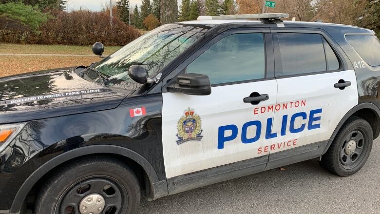 An EPS vehicle on the scene of a shooting this week in Edmonton. 