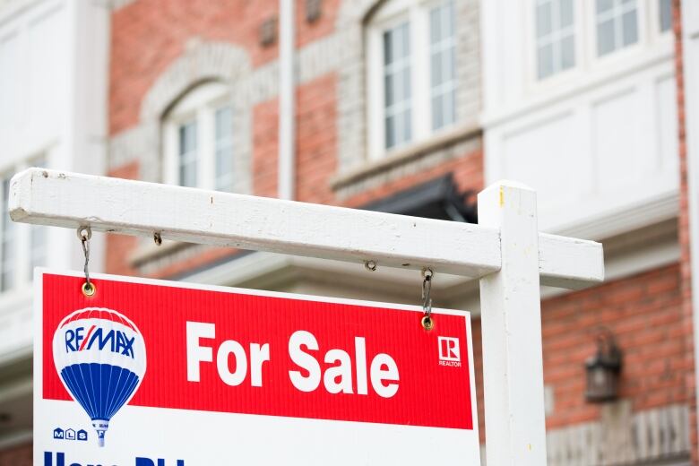 A Re/Max For Sale sign outside a home.