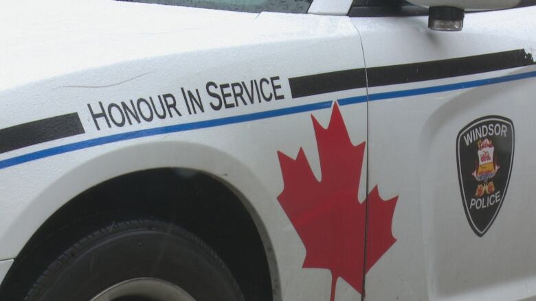 A Windsor police cruiser is shown outside headquarters on Jan. 5, 2021.