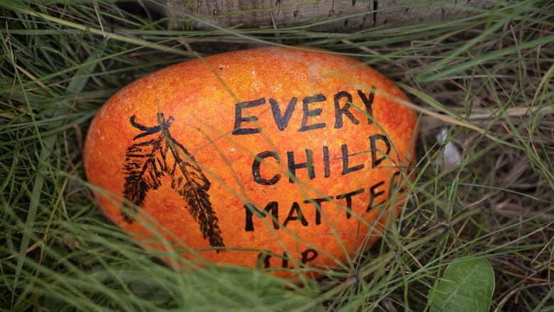 orange stone says every child matters