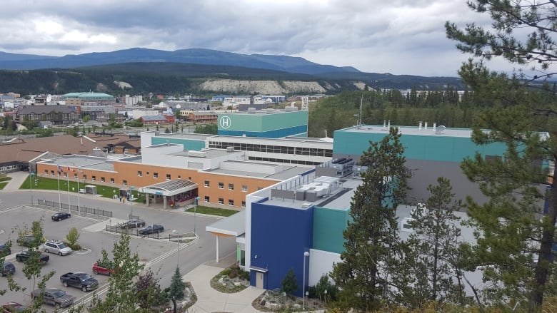 An areial view of the Whitehorse hospital